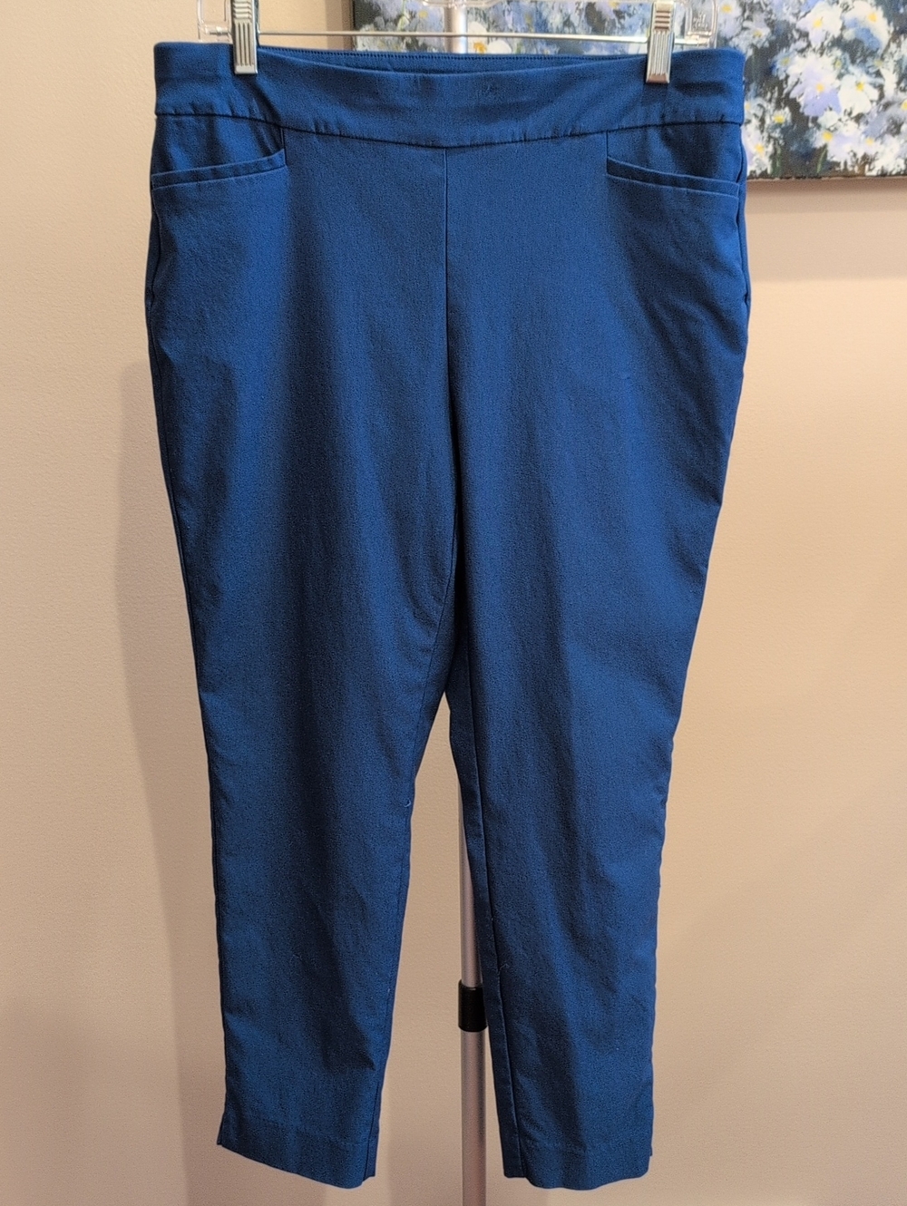 Chico's Straight Leg Pants in Deep Blue